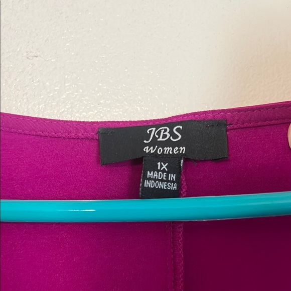 J.B.S. Purple Sheath Mini Dress Cold Shoulder size 1x excellent condition - Picture 2 of 4